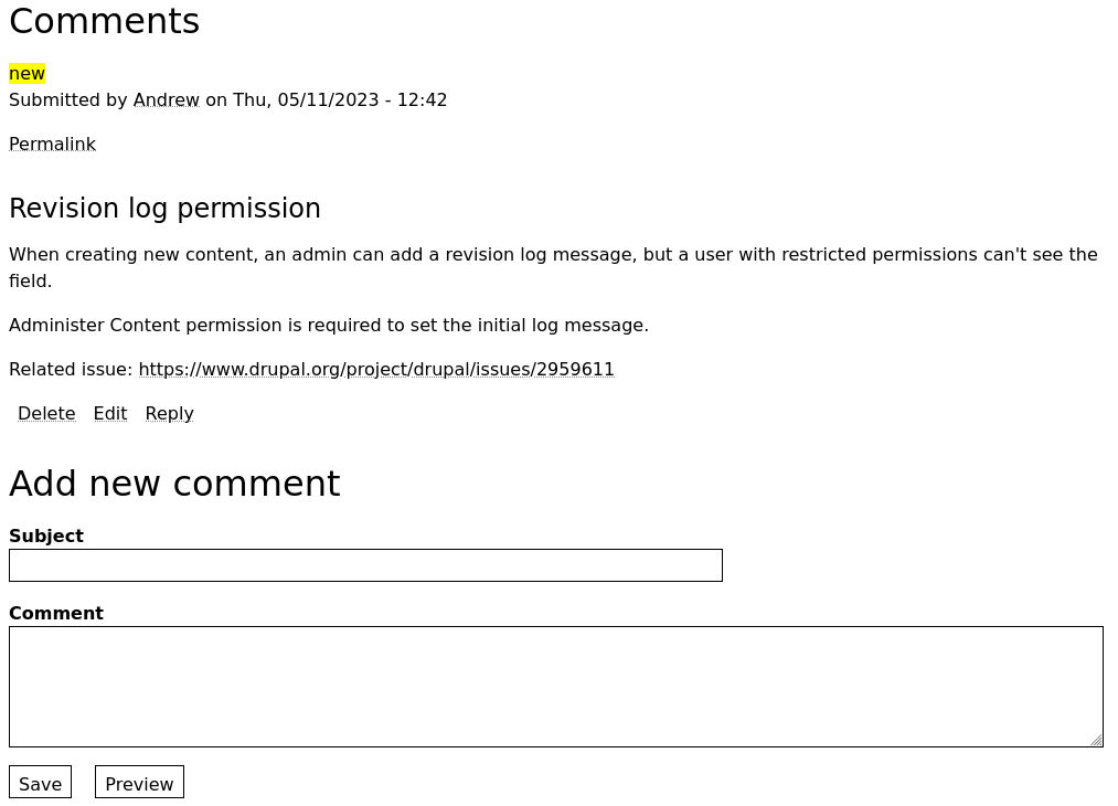 Mantra theme comments