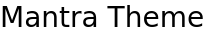 Mantra theme logo