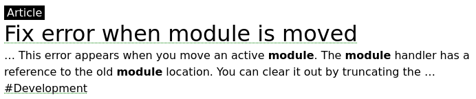 Content type tag style