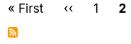 Drupal default rss icon