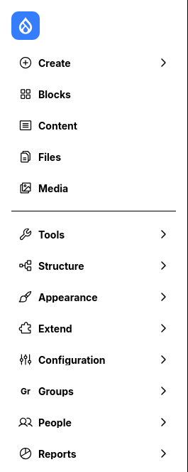 Mantra theme navigation customizations