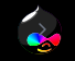Admin navigation arrow over drupal logo